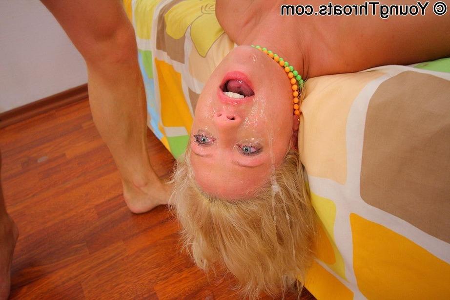 15P Cute teen in deep throat hardcore love and cumshot