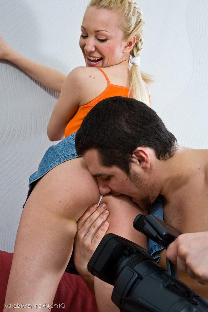 16P Extremely hot blowjob and cock riding performed in front of home