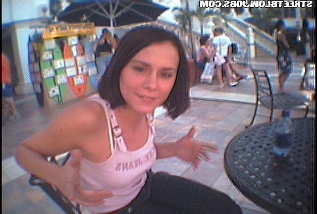 15P Brunette girl gets fingered then fucked while filmed through spy glasses