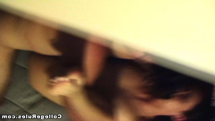15P Drunk college girl rides on black cock after blowjob