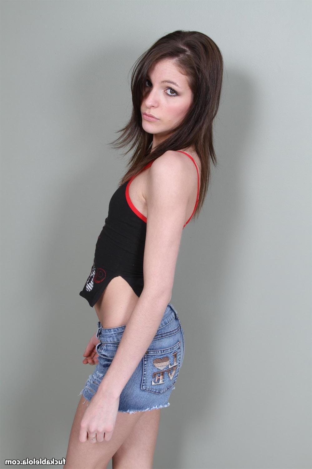 16P Skinny teen with tiny tits