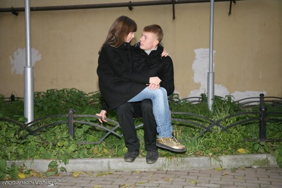 16P Horny russian teen fucked in her first threesome