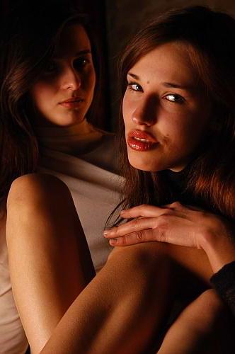 23P Lesbian sweeties rubbing softness