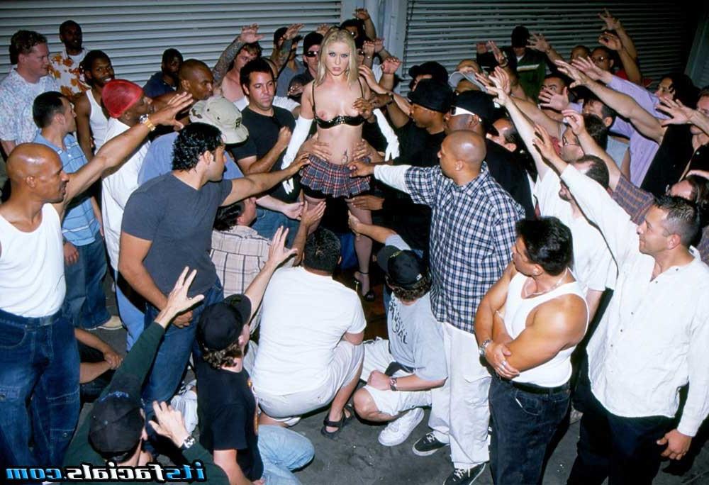 16P Blonde slut pornstar bukkake cumshot orgy