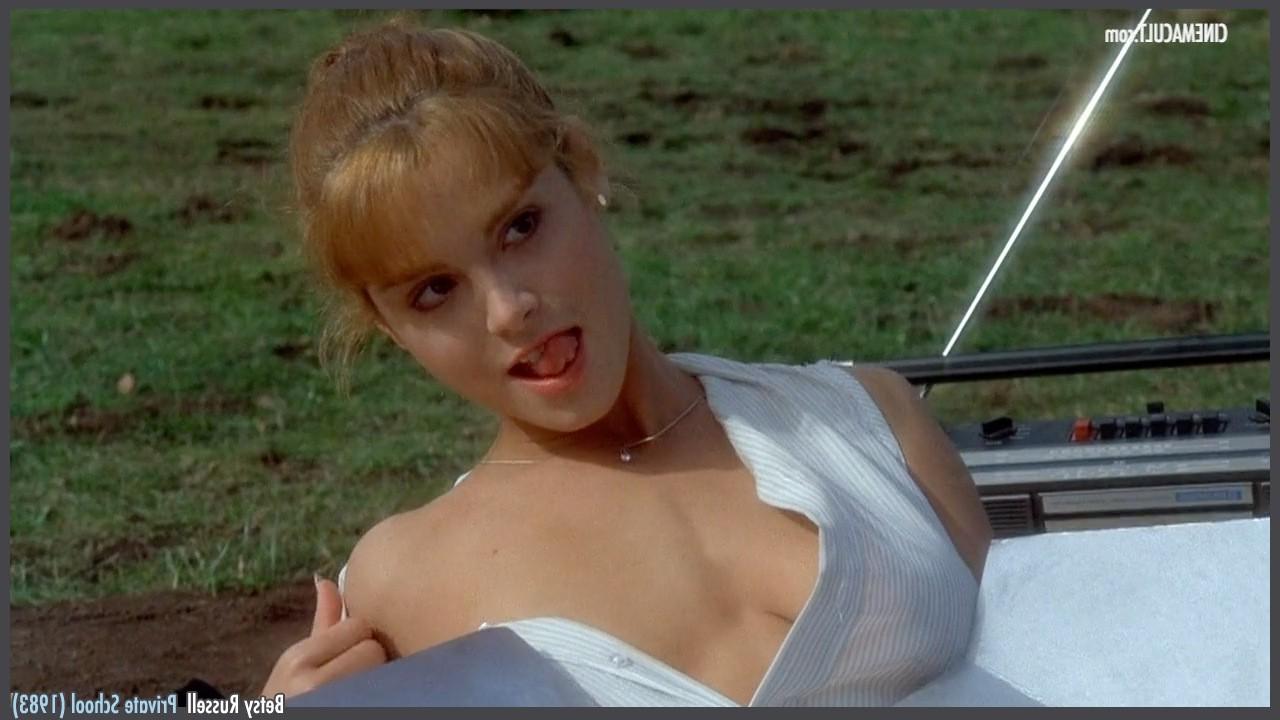 16P Hot celeb Betsy Russell nude from a retro movie
