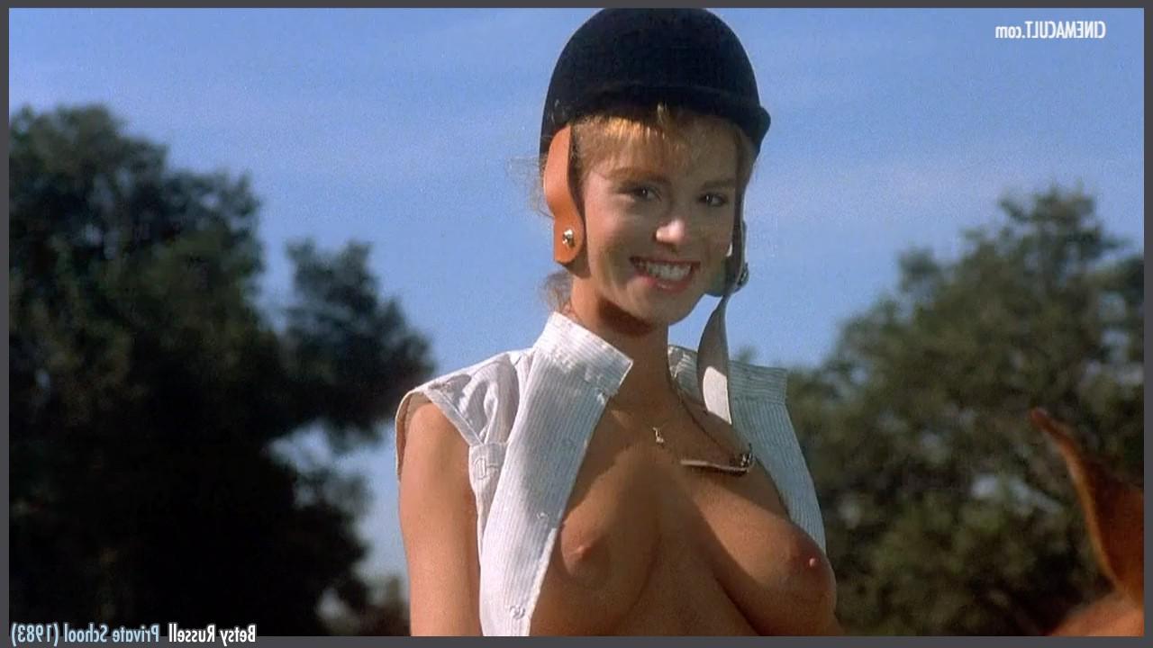 16P Hot celeb Betsy Russell nude from a retro movie