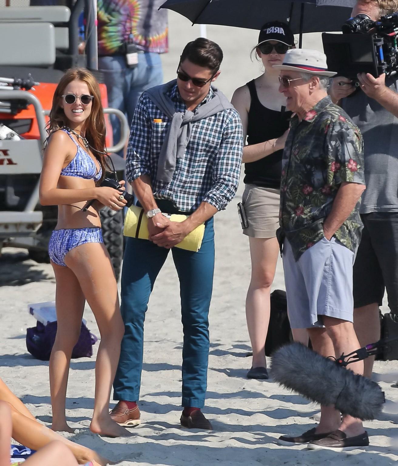 16P Zoey Deutch showing off her hot bikini body on the set of Dirty Grandpa in Georg