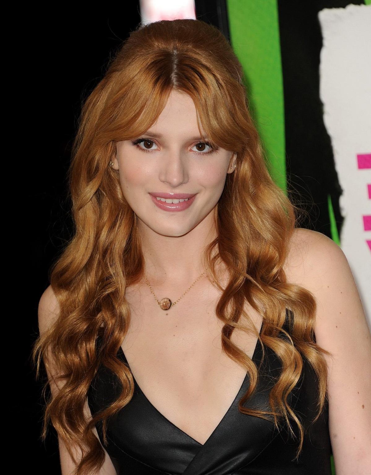 16P Bella Thorne leggy  cleavy wearing a little black dress at the 'Vampire Academy'