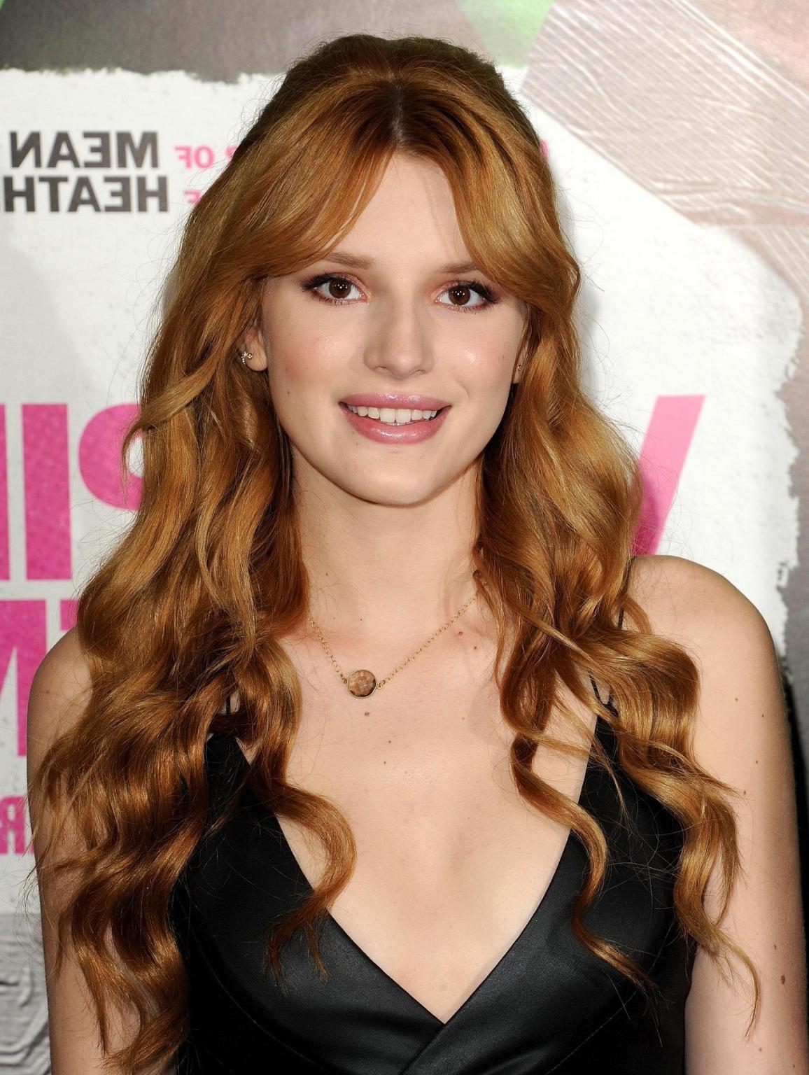 16P Bella Thorne leggy  cleavy wearing a little black dress at the 'Vampire Academy'
