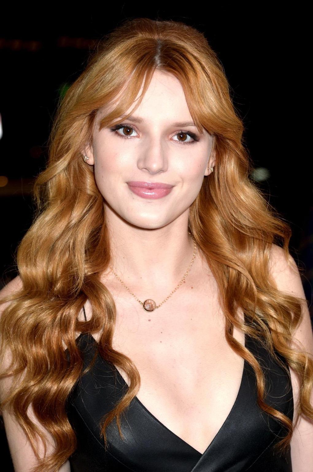16P Bella Thorne leggy  cleavy wearing a little black dress at the 'Vampire Academy'