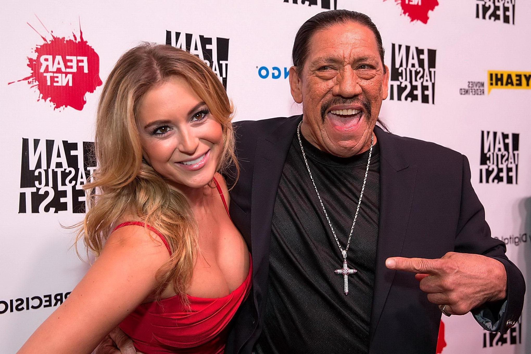 16P Busty Alexa Vega wearing a low cut red dress at the ' Machete Kills' premiere in