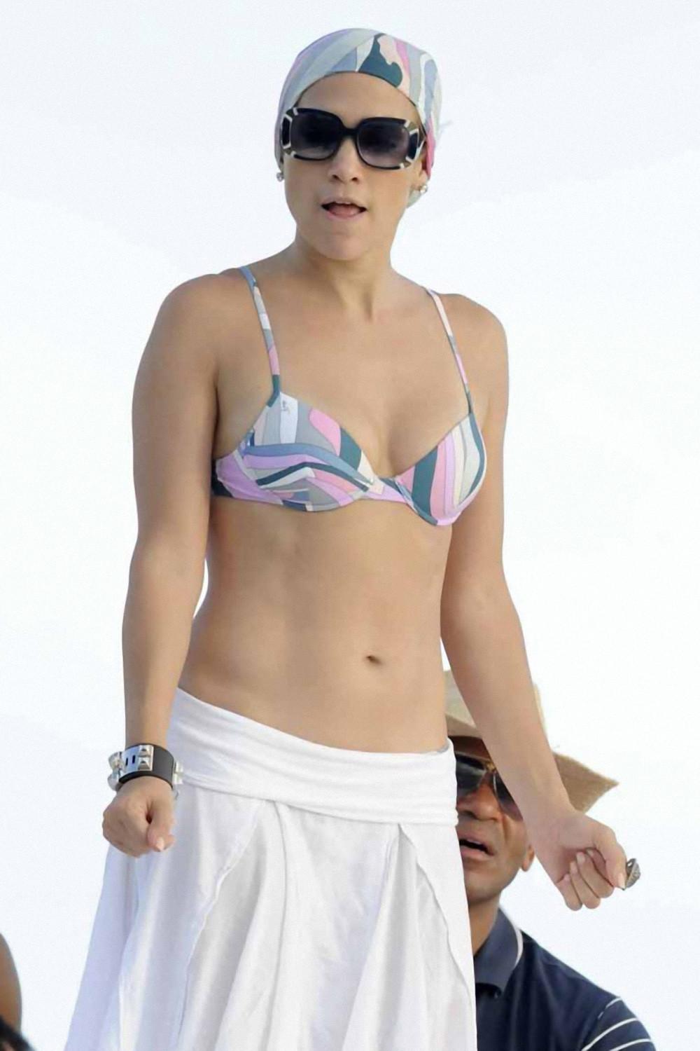16P Jennifer Lopez insured butt in silver panties