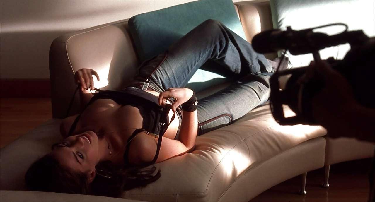 16P Anne Hathaway exposing her boobs in movie caps and upskirt