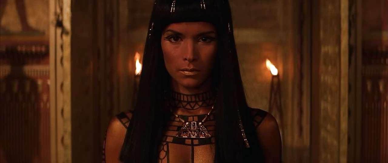 16P Patricia Velasquez showing her nice tits and ass in movie