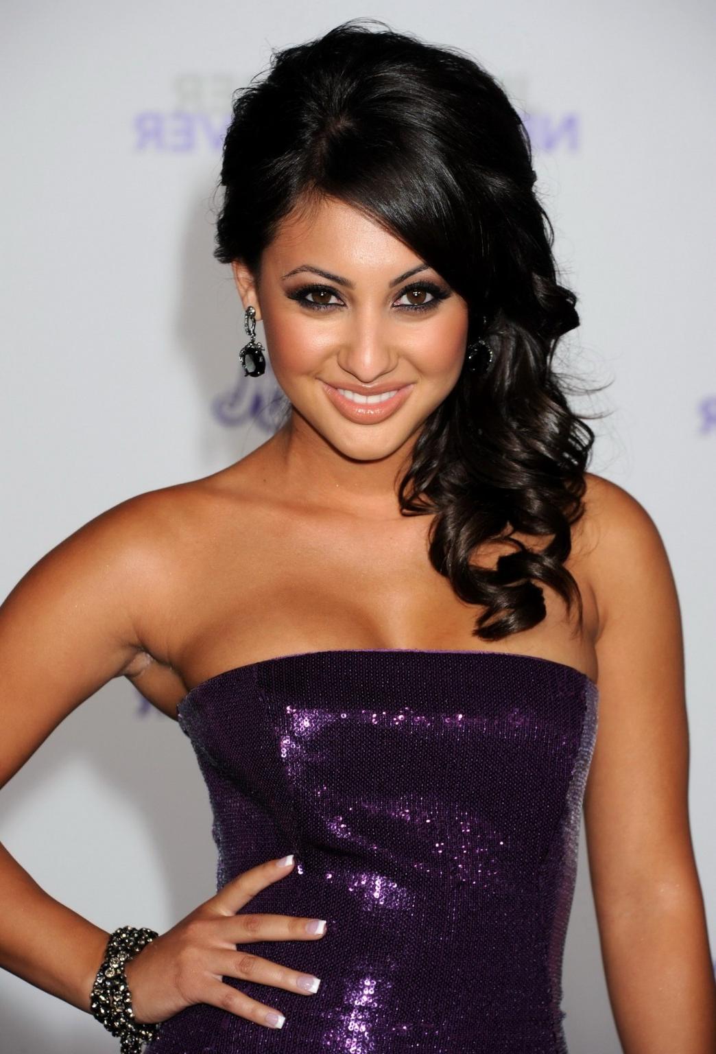 16P Francia Raisa showing off her booty in tight mini dress at the premiere of 'Just