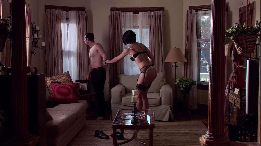 10P Caprice Benedetti exposing her nice big boobs and pussy in nude movie scene
