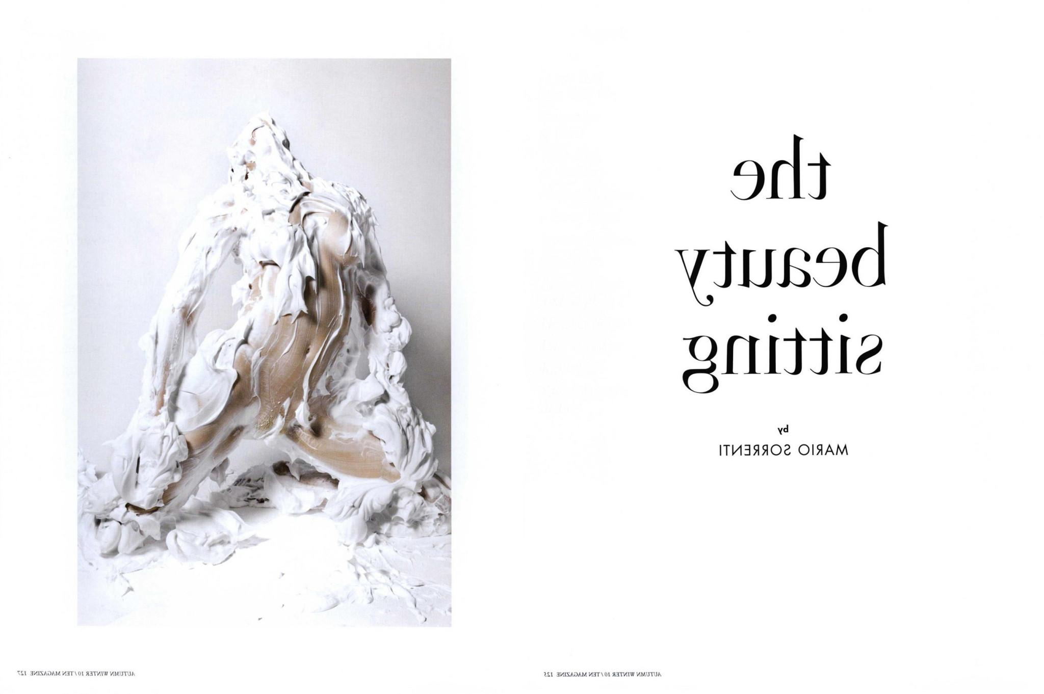 16P Guinevere Van Seenus showing off her boobs  pussy in 10 Magazine fall 2010 issue