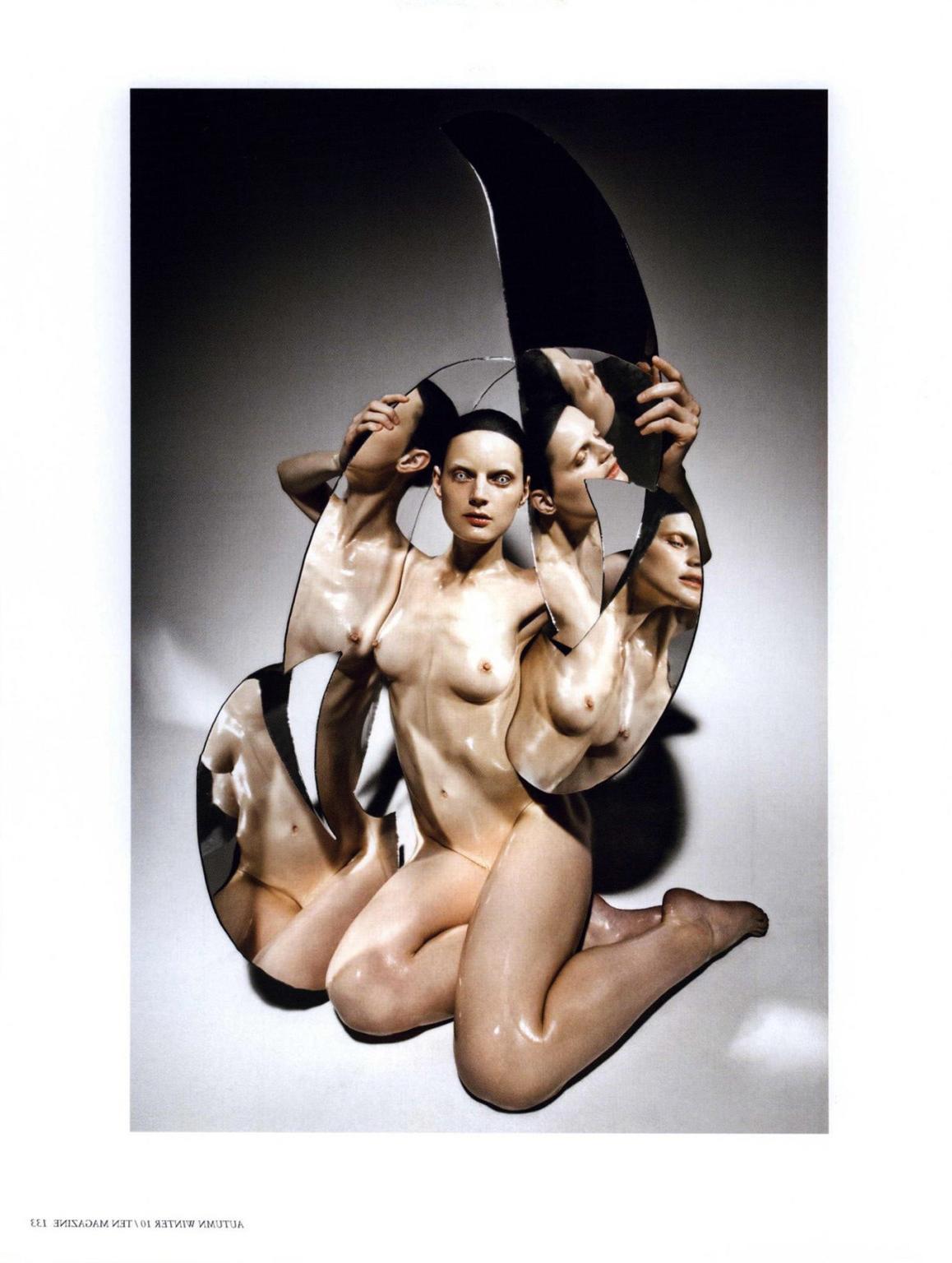 16P Guinevere Van Seenus showing off her boobs  pussy in 10 Magazine fall 2010 issue