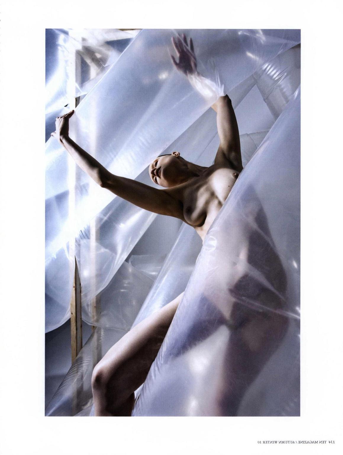 16P Guinevere Van Seenus showing off her boobs  pussy in 10 Magazine fall 2010 issue