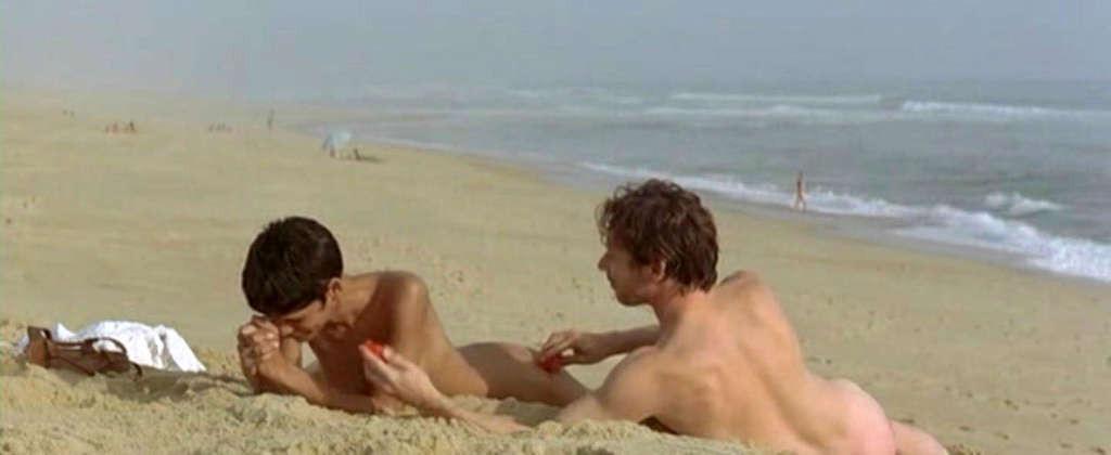 10P Omahyra Mota showing her nice big tits in nude movie scene