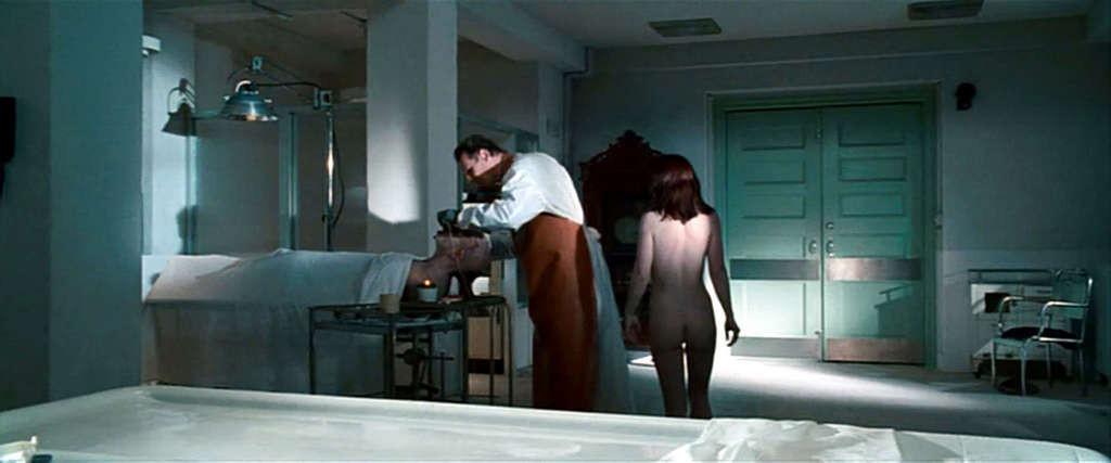 10P Christina Ricci exposing her nice boobs in movie and in see thru dress and downb