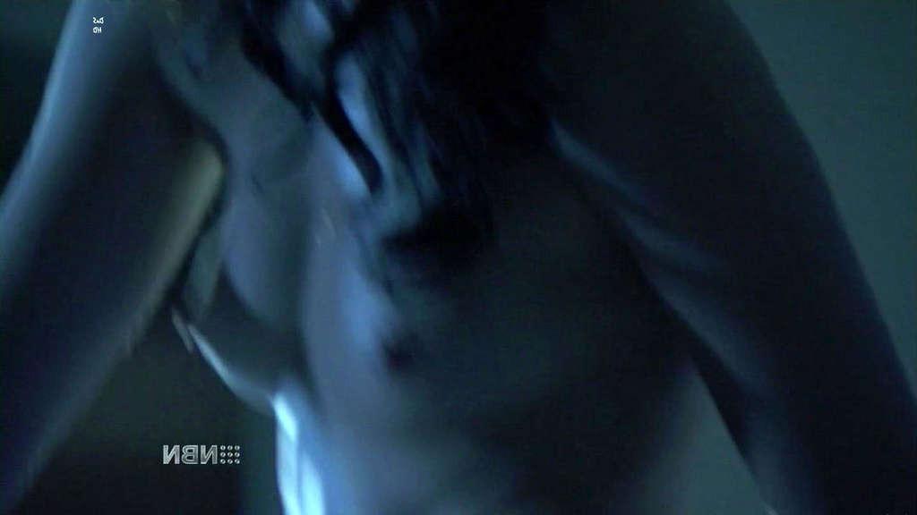 10P Emma Booth showing her nice tits and fucking hard in movie caps