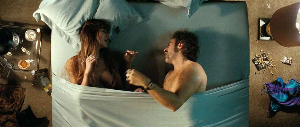 10P Catalina Denis exposing her big tits and fucking hard in movie