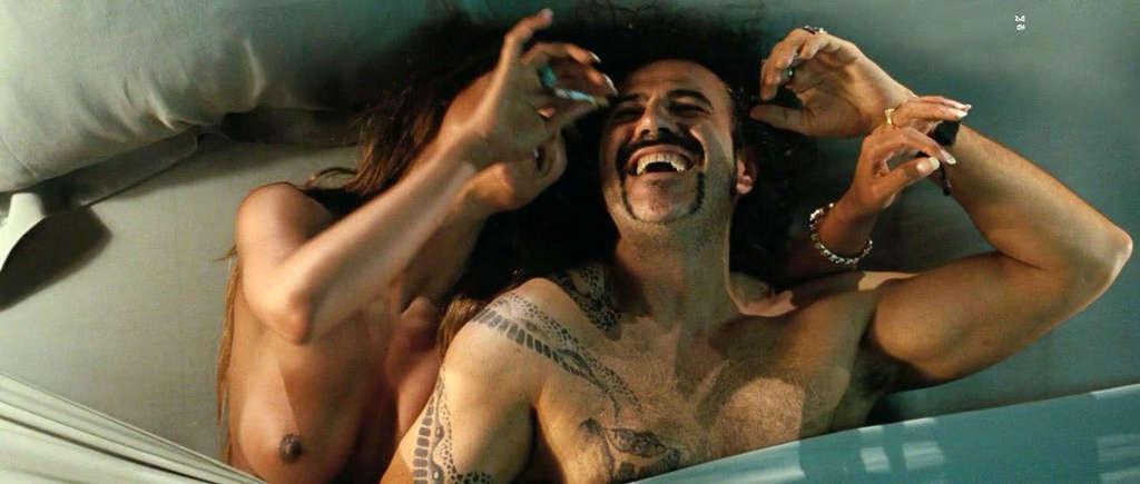 10P Catalina Denis exposing her big tits and fucking hard in movie
