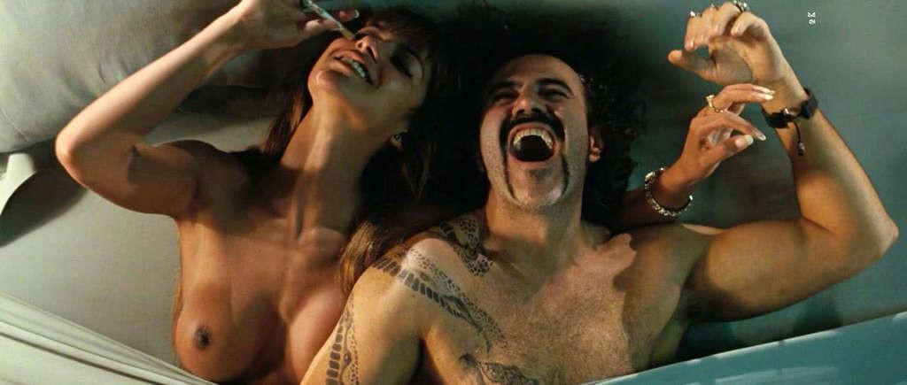 10P Catalina Denis exposing her big tits and fucking hard in movie