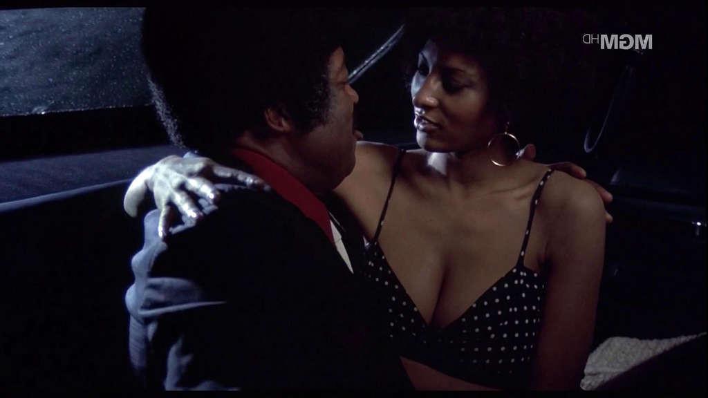 10P Pam Grier exposing her huge tits in nude movie caps