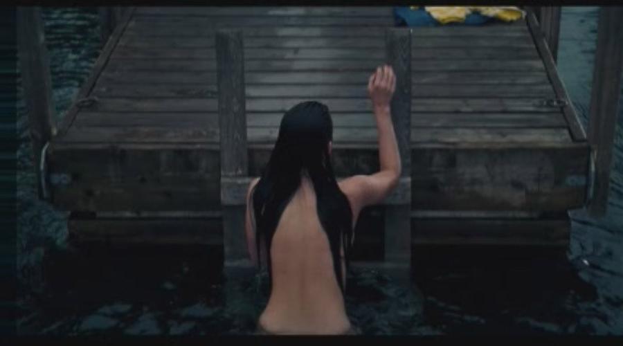 15P Megan Fox swimming nude but well covered