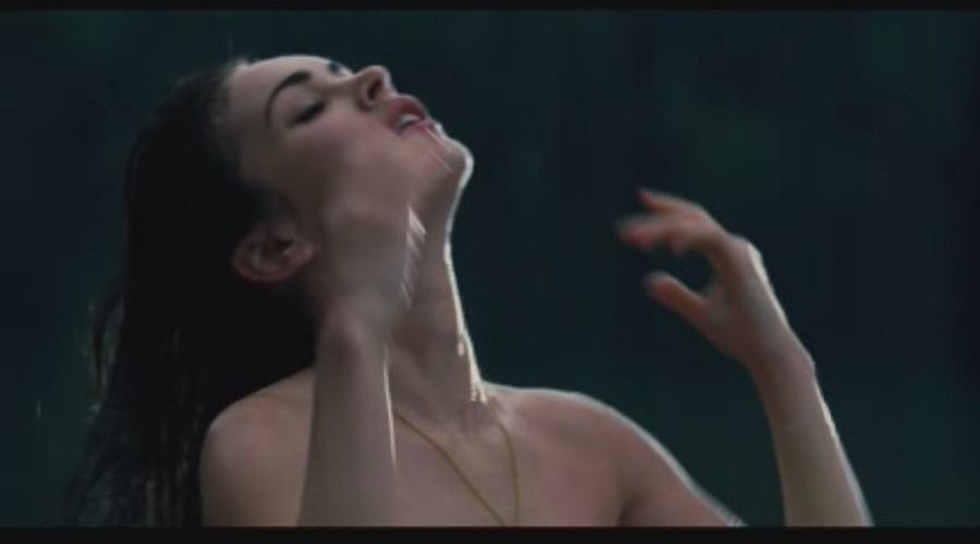 15P Megan Fox swimming nude but well covered