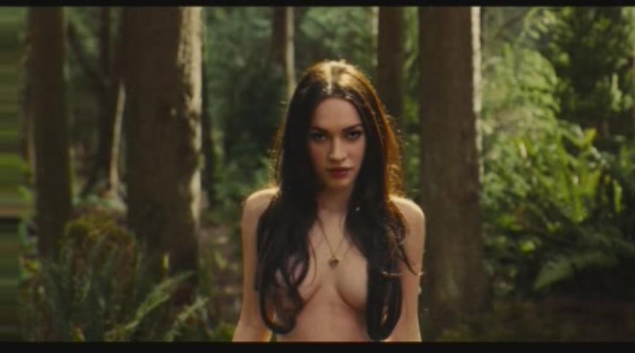 15P Megan Fox swimming nude but well covered