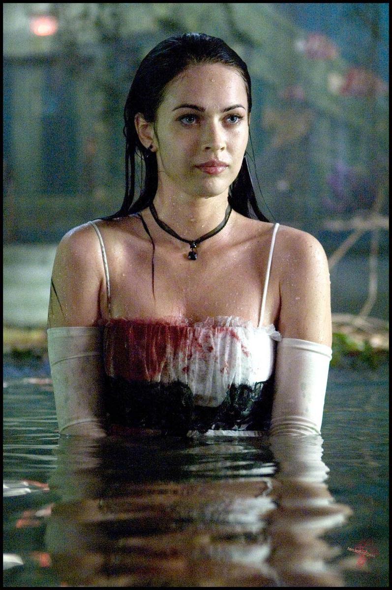 15P Megan Fox swimming nude but well covered