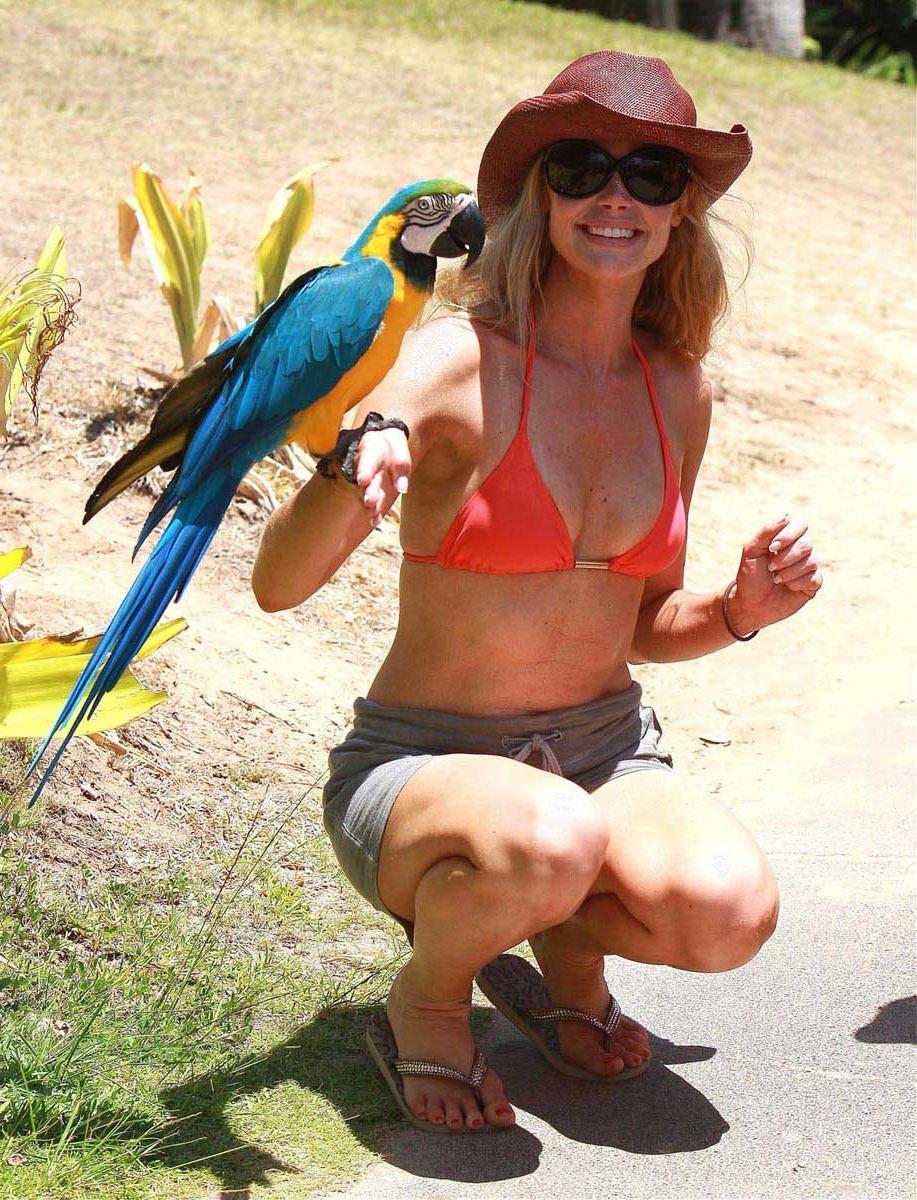 15P Denise Richard teasing nude tits in sex scene