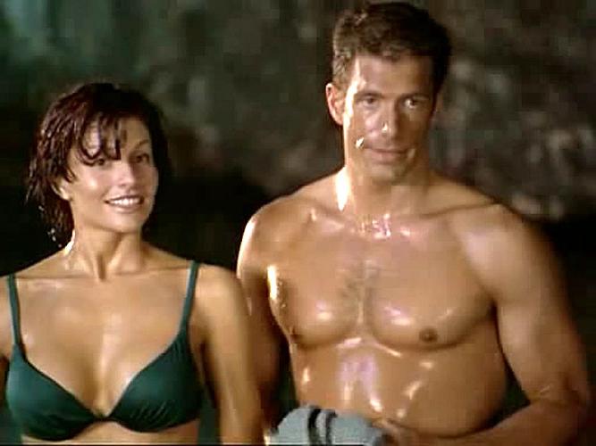 15P Simmone MacKinnon looking very sexy in bikini in some movie caps