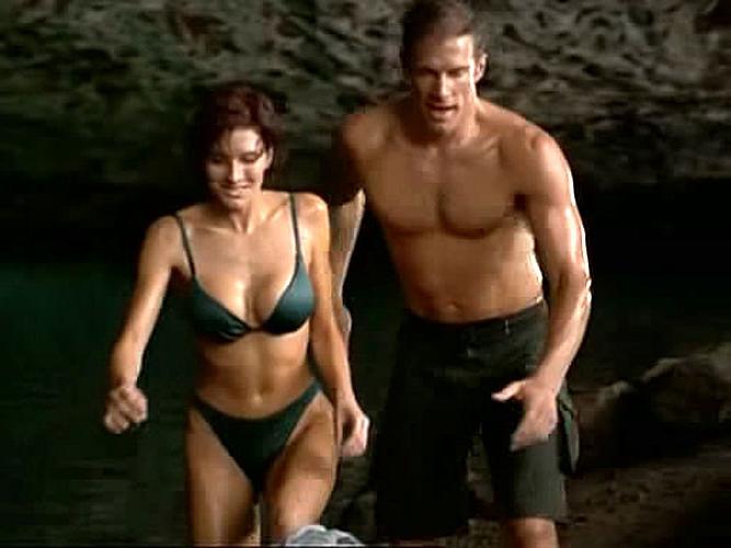 15P Simmone MacKinnon looking very sexy in bikini in some movie caps