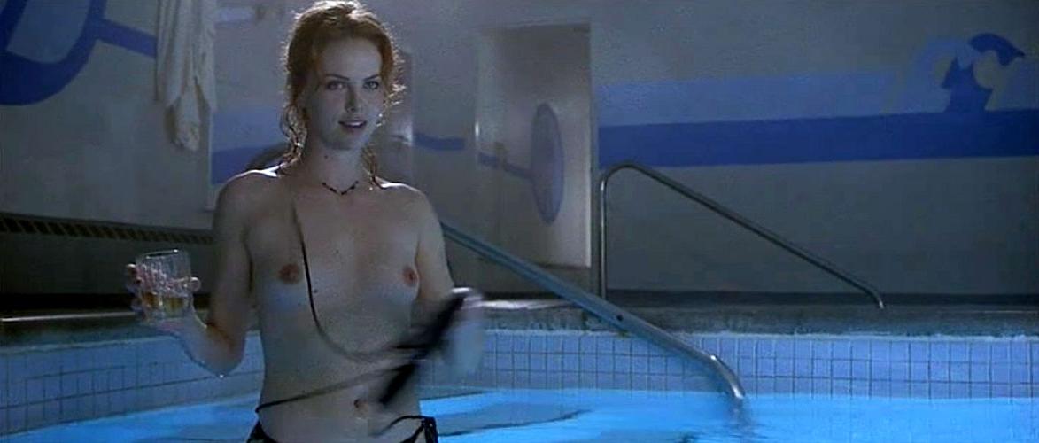 10P Charlize Theron showing her nice big tits in nude movie caps