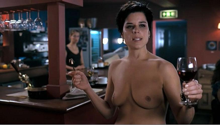15P Neve Campbell showing her nice big tits in nude movie caps