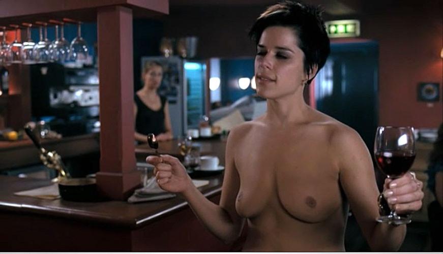 15P Neve Campbell showing her nice big tits in nude movie caps