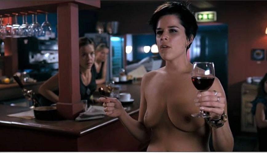 15P Neve Campbell showing her nice big tits in nude movie caps
