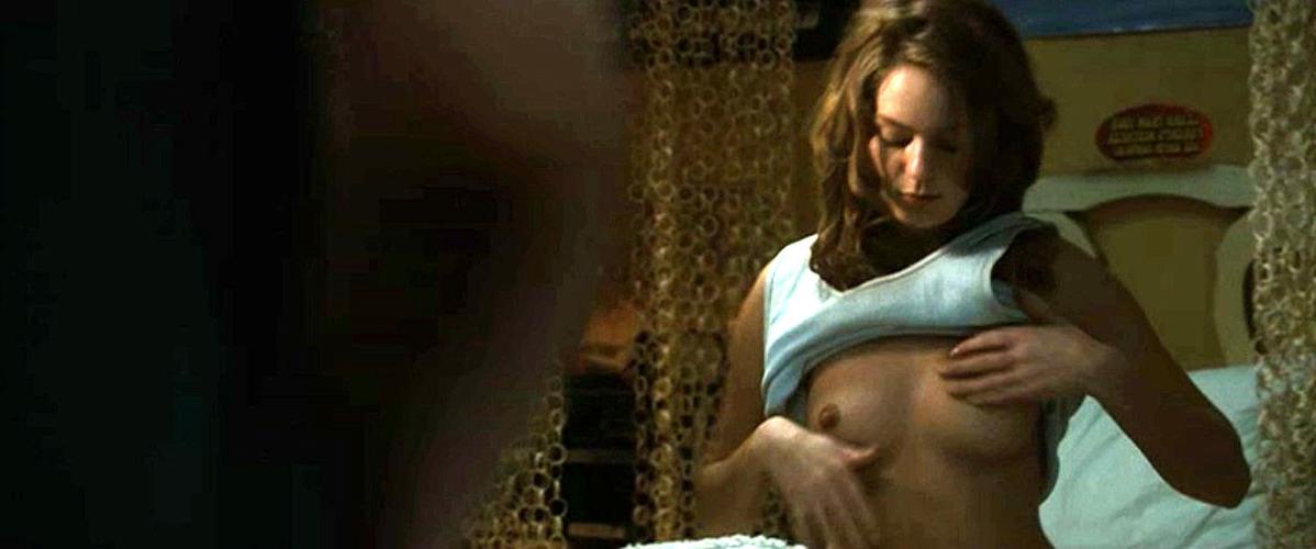 16P Hanna Hall showing her nice big tits in nude movie caps