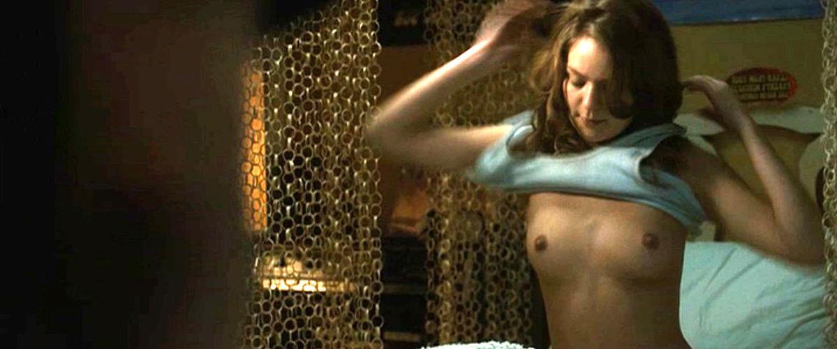 16P Hanna Hall showing her nice big tits in nude movie caps
