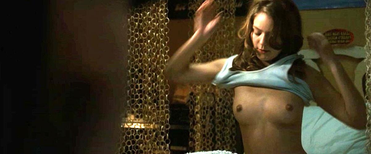 16P Hanna Hall showing her nice big tits in nude movie caps