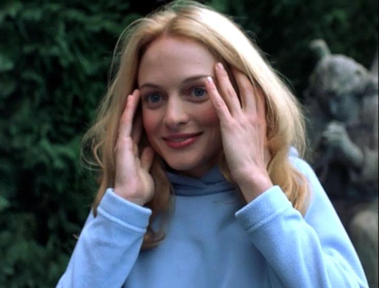 16P Heather Graham showing her nice big tits in nude movie caps