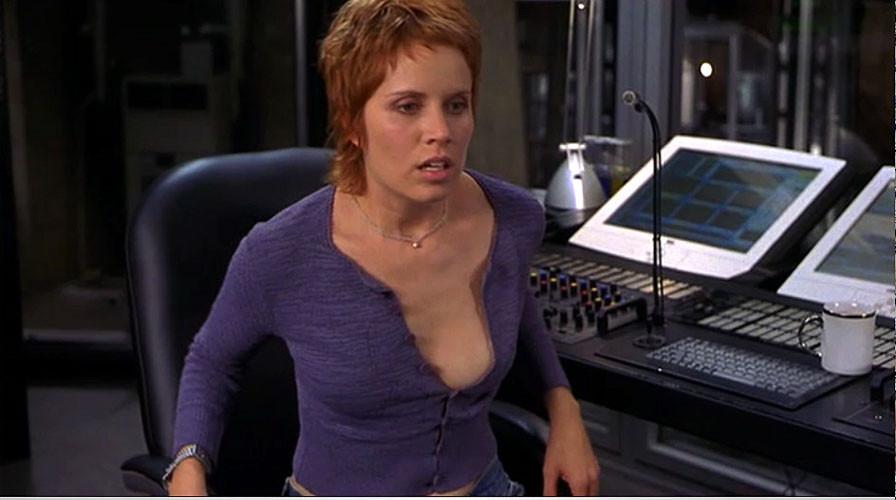 16P Kim Dickens showing her nice big tits in nude movie scenes caps