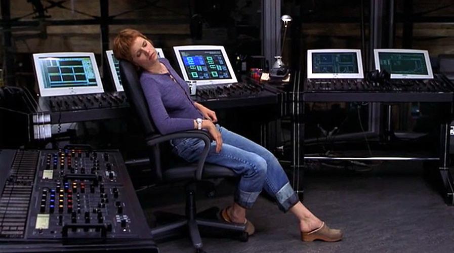 16P Kim Dickens showing her nice big tits in nude movie scenes caps
