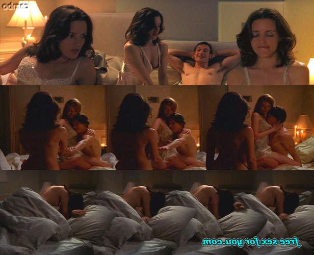 16P Kristin Davis sucking cock and showing her nice tits in movies