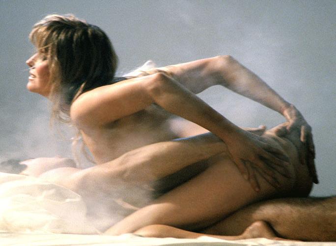 16P Bo Derek posing all naked in water and nude movie captures