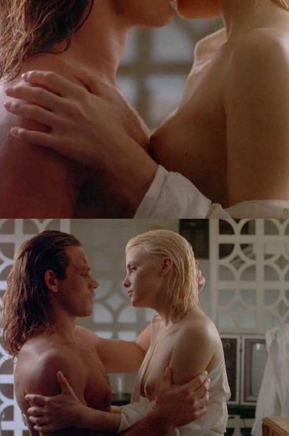 16P Sherilyn Fenn show her hairy pussy and tits in nude movie scenes